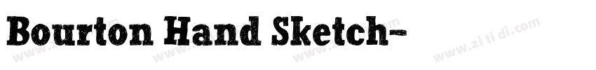 Bourton Hand Sketch字体转换